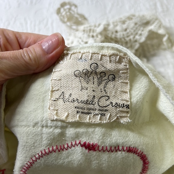 ⭐️Adorned Crown Textile You are enough always will be crossbody bag boho - Picture 11 of 13